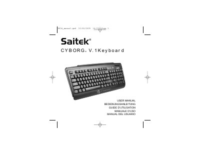 Saitek Cyborg V.1 Keyboard User Manual