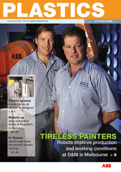 ABB Tireless Painters Manual – Robotics Customer Magazine - cover page
