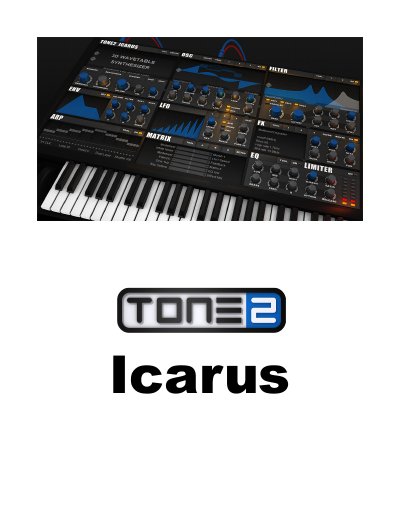 Tone2 Icarus 3D Wavetable Synthesizer User Manual