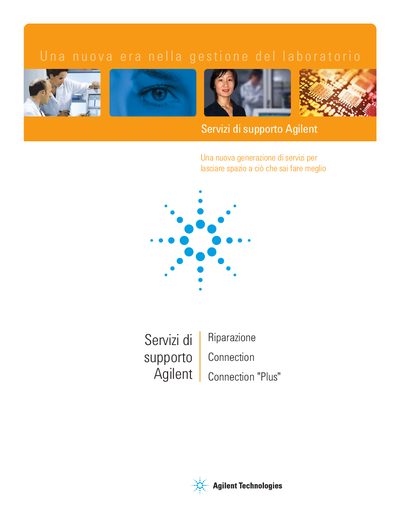 Agilent Intelligent Services Brochure - cover page