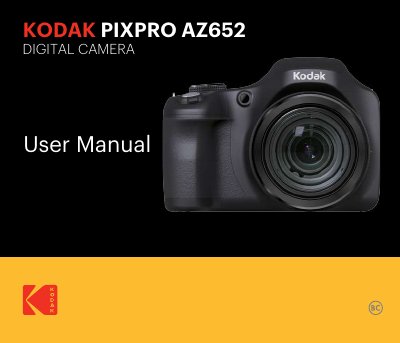 Kodak PIXPRO AZ652 Digital Camera User Manual