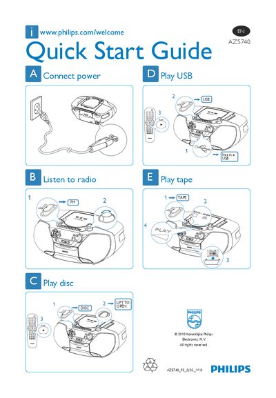 PHILIPS AZ5740 Manual(1) - cover page