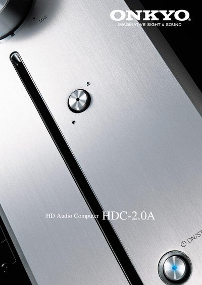 Onkyo HDC-2.0A User Manual - cover page