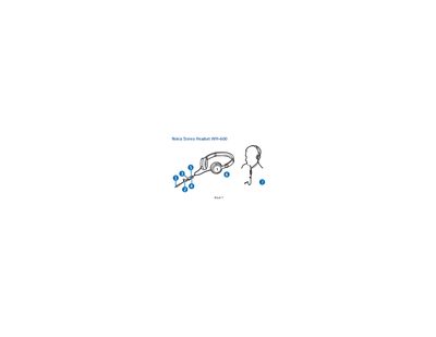 Nokia WH-600 Stereo Headset User Manual - cover page