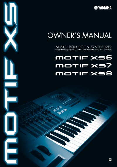 YAMAHA MOTIF XS6/XS7/XS8 Manual(1) - cover page