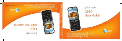 Pantech C630 User Manual - cover page
