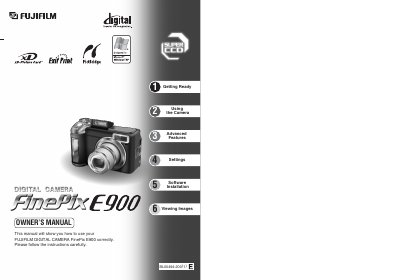 Fujifilm FinePix E900 Digital Camera Owner's Manual - cover page
