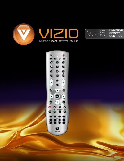 VIZIO ZVR5 Operation Manual - cover page