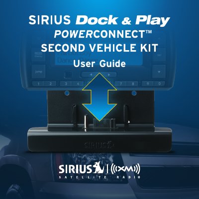 SIRIUS XM PowerConnect Second Vehicle Kit User Guide - cover page