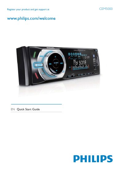 Philips CEM5000 Quick Start Guide - cover page