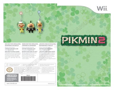 Nintendo PIKMIN 2 Instruction Booklet - cover page