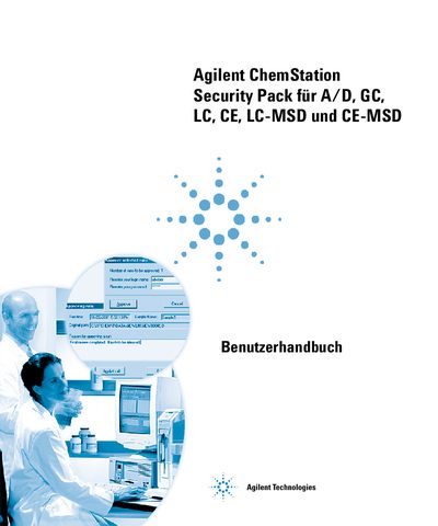 Agilent ChemStation Security Pack User Manual - cover page