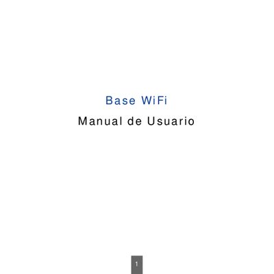 ZTE Base WiFi 6 User Manual - cover page