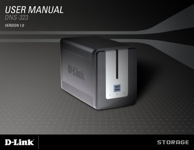 D-Link DNS-323 User Manual - cover page