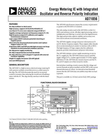 ANALOG DEVICES ADE7757A handbook  - cover page