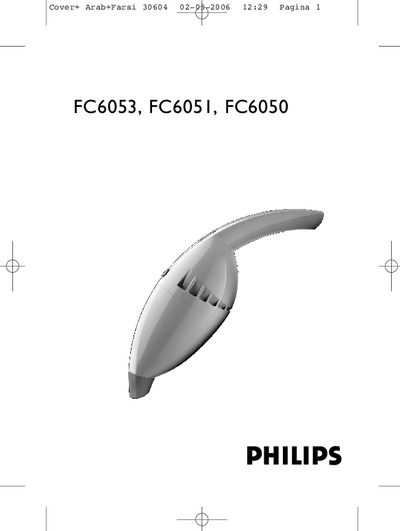 Philips FC6053/FC6051/FC6050 User Manual