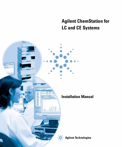 Agilent ChemStation for LC and CE Systems Installation Manual - cover page
