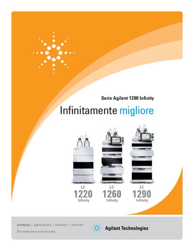 Agilent 1200 Infinity Series LC Product Leaflet - cover page