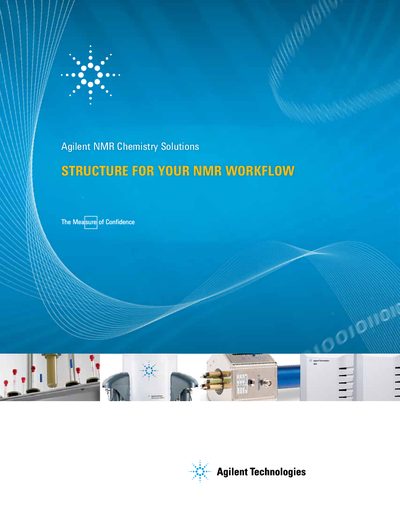 Agilent NMR Chemistry Solutions Brochure - cover page