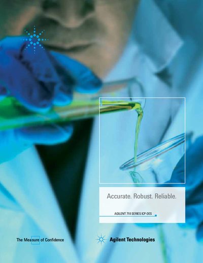 Agilent 710 Series ICP-OES Product Leaflet - cover page