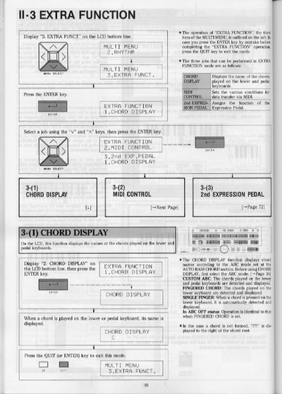 Yamaha II-3 Electone Extra Function User Manual - cover page