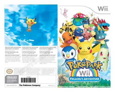 Wii: Pikachu's Adventure User Manual - cover page