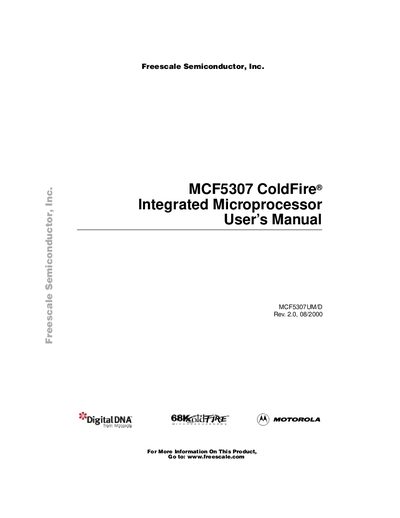 Freescale MCF5307 User Manual
