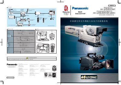 Panasonic AK-HC980MC/HC930MC/HC931AMC Manual