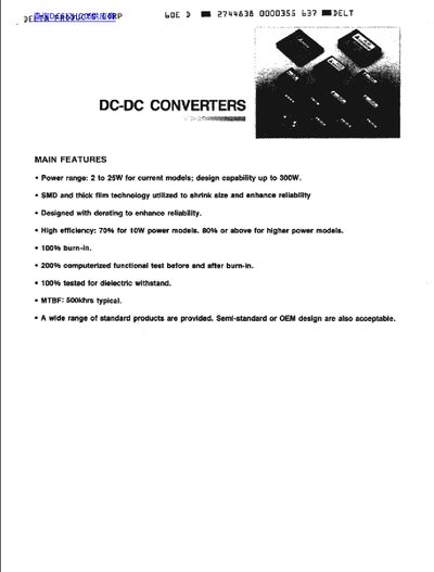 DC-DC CONVERTERS - cover page