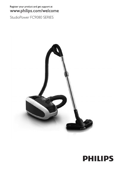 Philips FC9080 SERIES Vacuum Cleaner User Manual - cover page