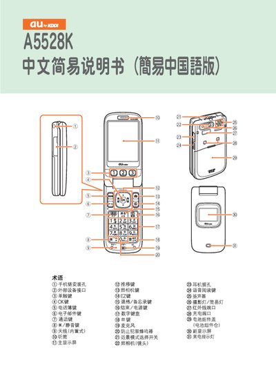 A5528K easy Manual - cover page