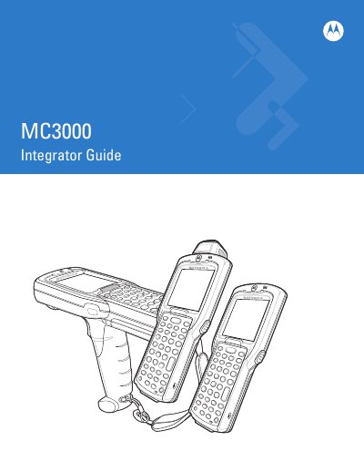 Motorola-symbol MC3090 seriesManual