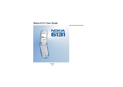 Nokia 6131 User Guide - cover page