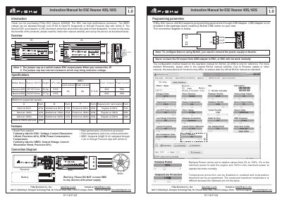 FrSky Neuron 40S/60S ESC Instruction Manual - cover page