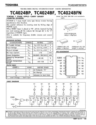 TOSHIBA TC4024BP TC4024BF TC4024BFN handbook(1)(1) - cover page