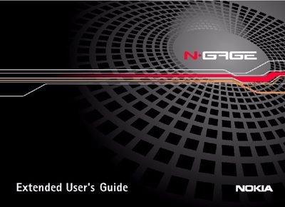 Nokia N‑Gage Extended User Manual - cover page