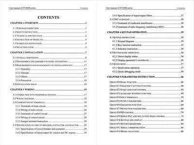 SYRUNS SY6000 Series AC Drive User Manual - cover page