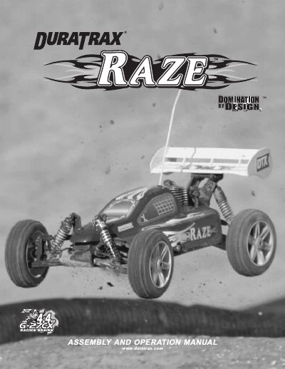 DuraTrax Raze Assembly and Operation Manual - cover page