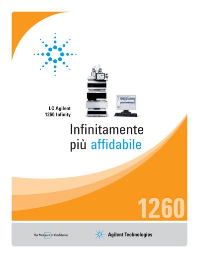 Agilent 1260 Infinity LC Product Leaflet - cover page