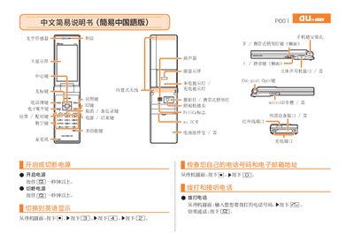 au P001 User Manual - cover page
