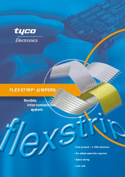 Tyco Flexstrip Jumpers Product Leaflet - cover page