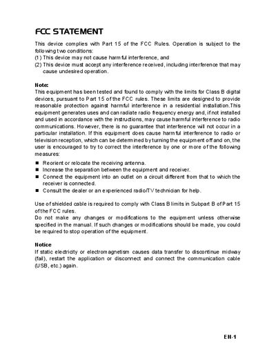 Digital Camera User Manual - cover page