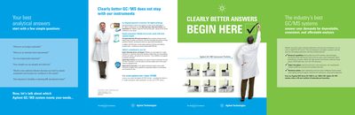 Agilent GC/MS Instrument Portfolio Brochure - cover page