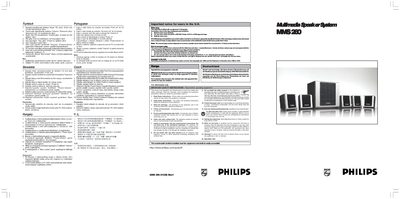 Philips MMS260 User Manual - cover page