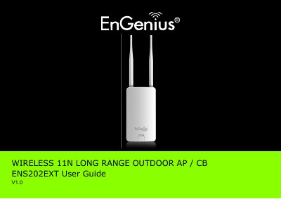 EnGenius ENS202EXT Wireless AP User Guide - cover page