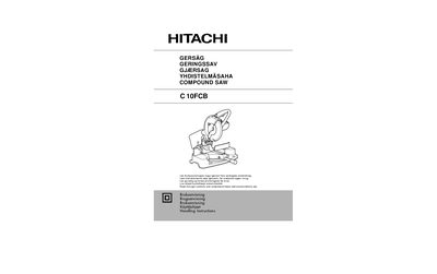 Hitachi C 10FCB User Manual - cover page