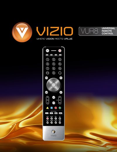 VIZIO VUR8 Remote User Manual