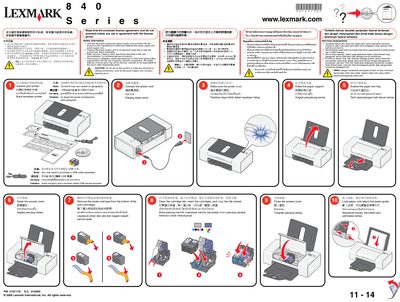 Lexmark 840 Series User Manual - cover page
