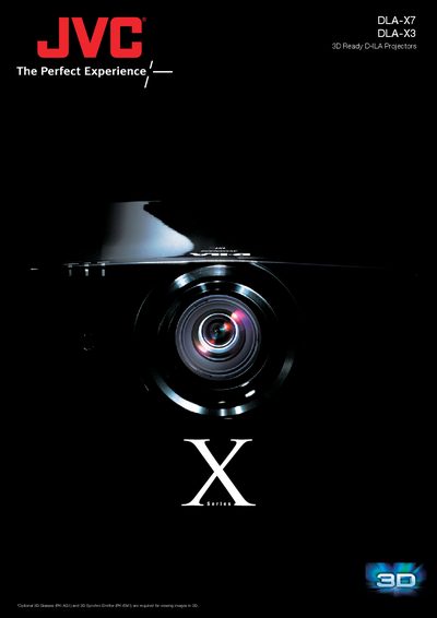 JVC DLA-X7 / DLA-X3 Product Leaflet - cover page