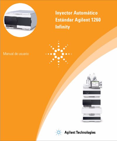 Agilent 1260 Infinity Standard Automatic Injector User Manual - cover page